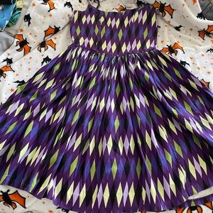 Pinup Couture Purple Harlequin Jenny Dress XL